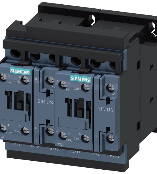 3RA2326-8XB30-1AK6 Combinación inversora, AC-3, 11 kW/400 V, 110 V AC, 120 V AC, 60 Hz, 3 polos, S0