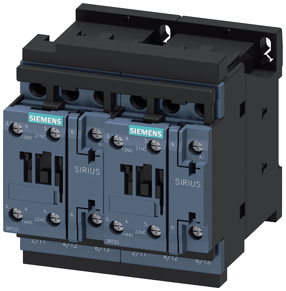 3RA2327-8XB30-1AC2 Combinación inversora, AC-3, 15 kW/400 V, 24 V AC, 50/60 Hz, 3 polos, S0