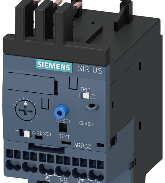 3RB3016-1TE0 Relé de sobrecarga, 4-16 A, protección de motores, S00, clase 10, montaje en con
