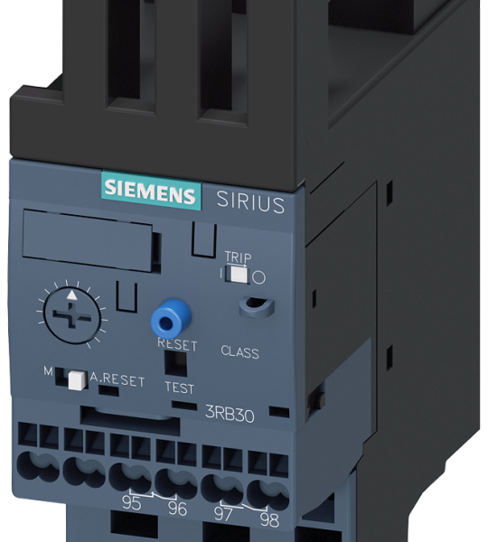3RB3026-1VE0 Relé de sobrecarga, 10-40 A, protección de motores, S0, clase 10, montaje en con