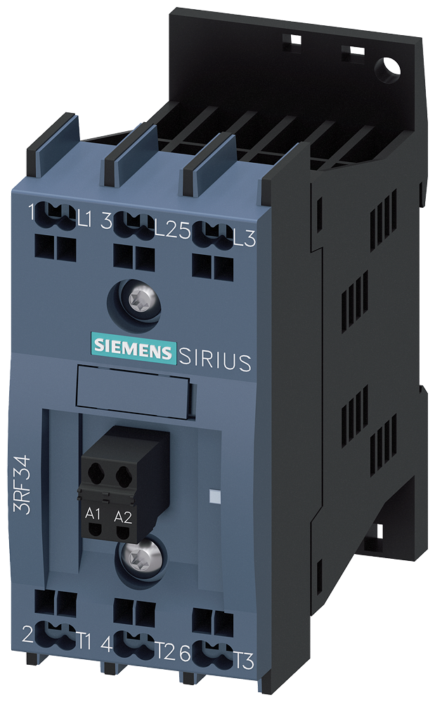 3RF3405-2BB24 Contactor estático 3RF3, trifásico, AC-53, 5,2 A, 48-480 V/110-230 V AC, 2 fases
