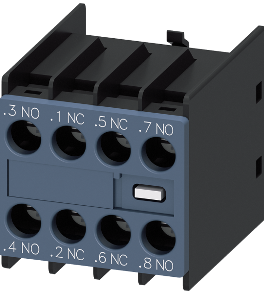 3RH2911-1FB22 Bloque de contactos auxiliares, 11 U, 2 NA + 2 NC, circuitos: 1 NA, 1 NC, 1 NC, 