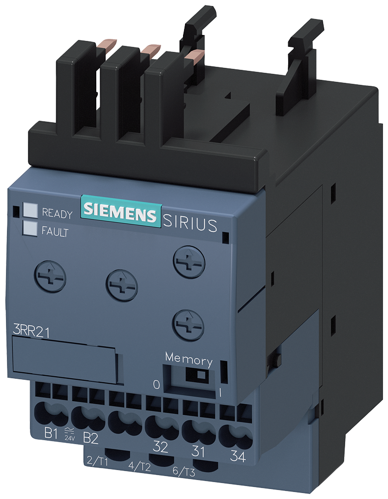 3RR2141-2AW30 Relé de vigilancia adosable a contactor 3RT2, tam. S00 básico, 1,6-16 A