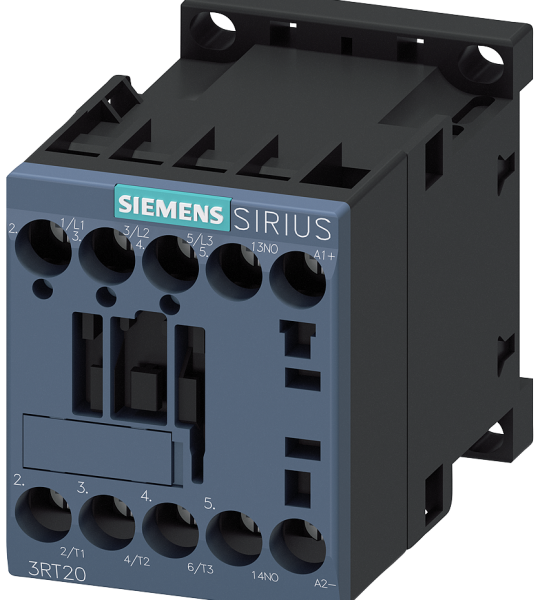 3RT2018-1BB41-0CC0 Contactor, AC-3e, 16 A/7,5 kW/400 V, 3 polos, 24 V DC, módulo de función opciona