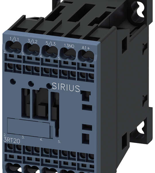 3RT2016-2BB41-0CC0 Contactor, AC-3e, 9 A/4 kW/400 V, 3 polos, 24 V DC, módulo de función opcional, 