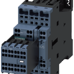 3RT2025-2BB44 Contactor, AC-3e, 17 A/7,5 kW/400 V, 3 polos, 24 V DC, 2 NA + 2 NC, bornes de re