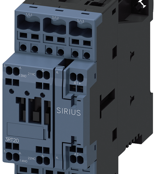 3RT2023-2BB40-0CC0 Contactor, AC-3e, 9 A/4 kW/400 V, 3 polos, 24 V DC, 1 NA + 1 NC, bornes de resor