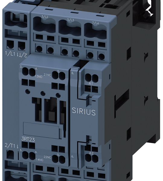 3RT2325-2AP00 Contactor, AC-1, 35 A/400 V/40 °C, S0, 4 polos, 230 V AC/50 Hz, 1 NA + 1 NC