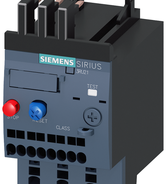 3RU2116-0GC0 Relé de sobrecarga, 0,45-0,63 A, protección de motores, S00, clase 10, montaje e