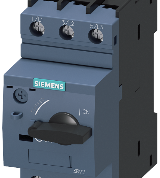 3RV2411-0DA10 Interruptor automático, S00, para protección de transformadores, disparador A 0,