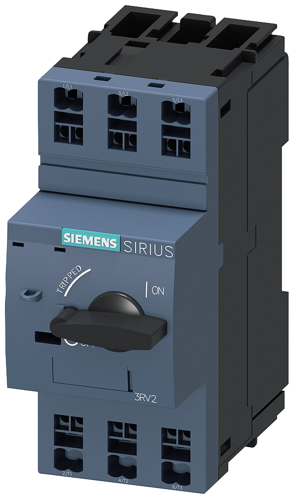 3RV2311-0FC20 Interruptor automático, S00, para combinaciones de arrancadores 0,5 A, disparado