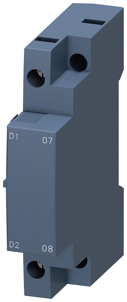 3RV2922-1CP0 Disparador de mínima tensión, 230 V AC/50 Hz, 240 V AC/60 Hz, contactos aux. ant