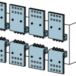 3WL9111-0AL58-0AA0 Interruptor de montaje fijo, tamaño I, conexiones frontales abajo, taladro doble