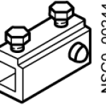 8UC7058 Reductor 8 mm/6 mm, repuesto para mando giratorio para montaje en puer
