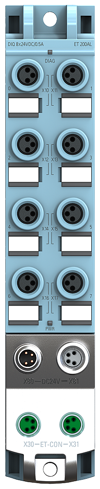 6ES7143-5BF00-0BA0 Módulo 4ED /4SD 8x M8 24VDC IP67 ET200AL