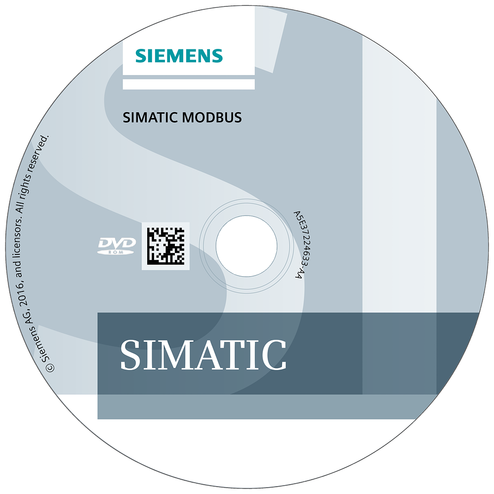 6ES7870-1AB01-0YA0 SIMATIC S7 Esclavo MODBUS V3.1 Single License Software en CD