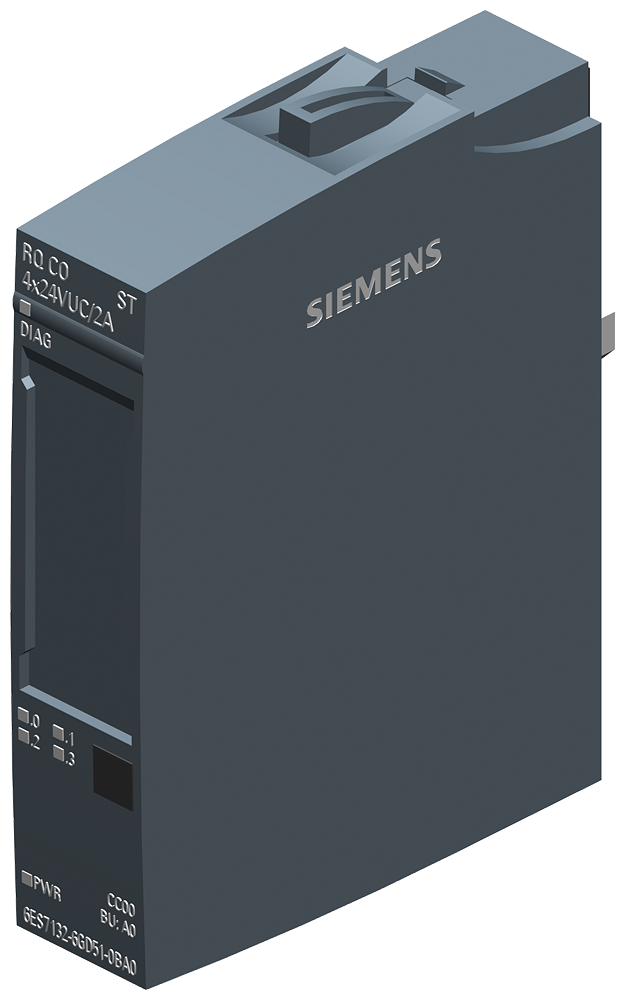 6ES7132-6GD51-0BA0 Módulo relé 4 conmutados RQ CO 24VDC/2A ST ET200SP