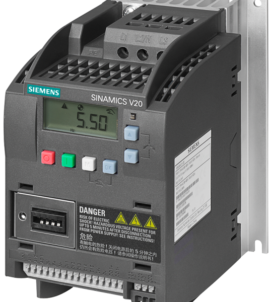 6SL3210-5BE13-7UV0 V20 Variador 0,37kW USS 3AC380-480V