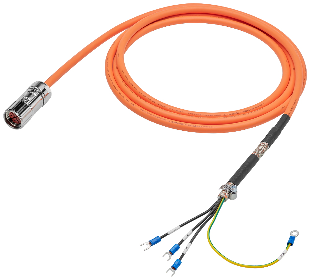 6FX3002-5CL12-1BA0 Cable potencia10mts tamaño B,C p/V90 recto l.motor