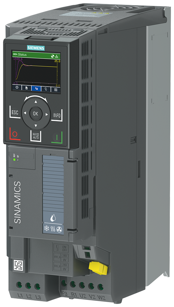 6SL3220-3YC20-0UP0 SINAMICS G120X, IP20 / UL open type, FSB, UF, 3 AC 200-240 V, 4,00 kW