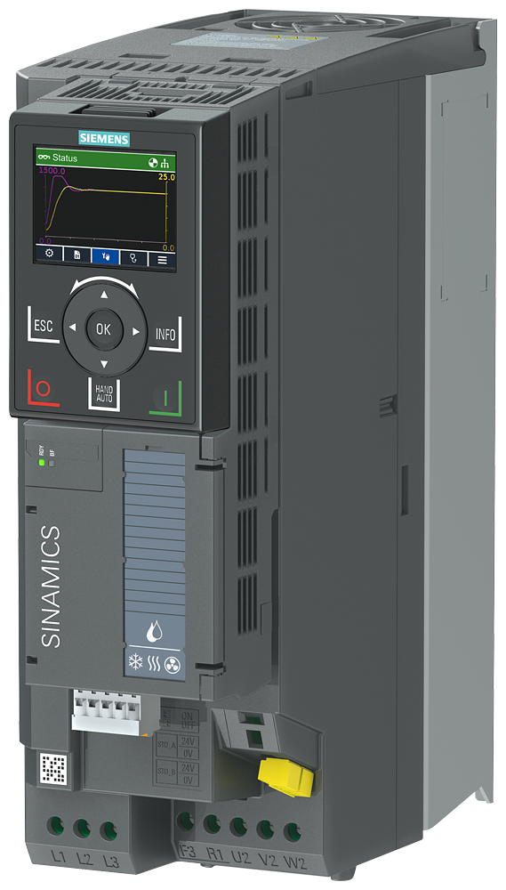 6SL3220-3YC20-0UB0 SINAMICS G120X, IP20 / UL open type, FSB, UF, 3 AC 200-240 V, 4,00 kW