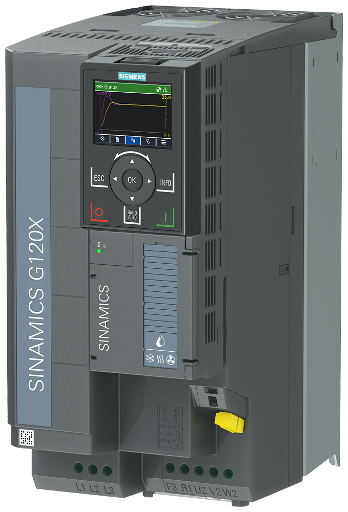 6SL3220-3YC24-0UP0 SINAMICS G120X, IP20 / UL open type, FSC, UF, 3 AC 200-240 V, 7,50 kW