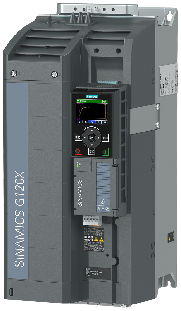 6SL3220-3YE36-0UB0 G120X Variador 37kW USS + Panel IOP 3AC380-480V