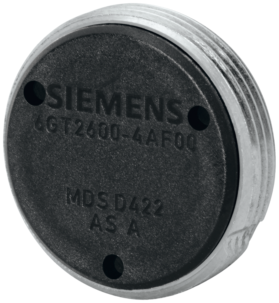6GT2600-4AF00 Transpondedor MDS D422, atornillable, RF200/RF300 ISO, ISO 15693, 2000 bytes FRA