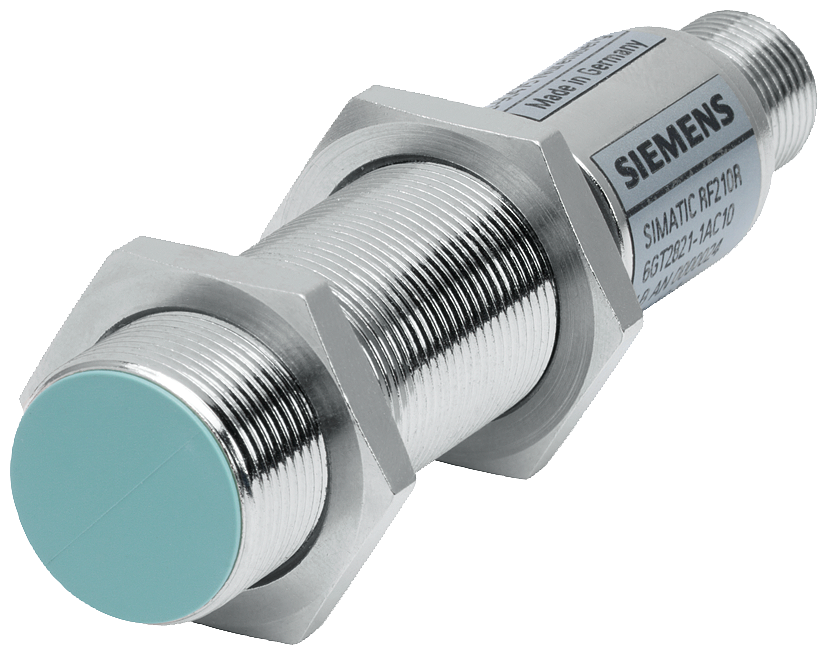 6GT2821-1AC10 lector SIMATIC RF200 RF210R; interfaz RS 422 (3964R); IP67, de –25 a +70 °C; M18