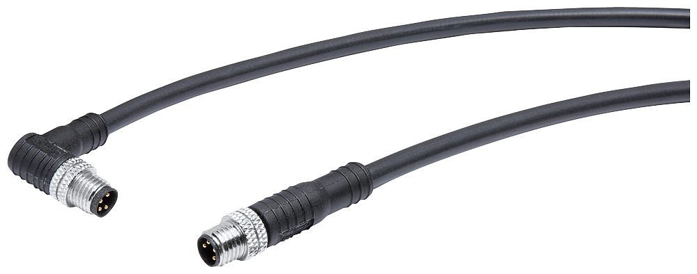 6GT2391-0AE60 Cable de conexión SIMATIC RF200/RF300 antena, 2×M8, apto serv. móviles, 0,6 m