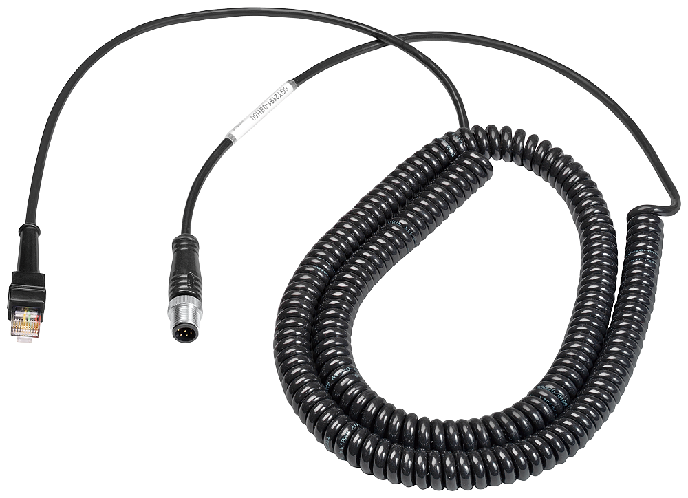 6GT2191-0BH50 SIMATIC RF, cable de conexión MV, PUR, M12/RJ50, espiralado, 5 m