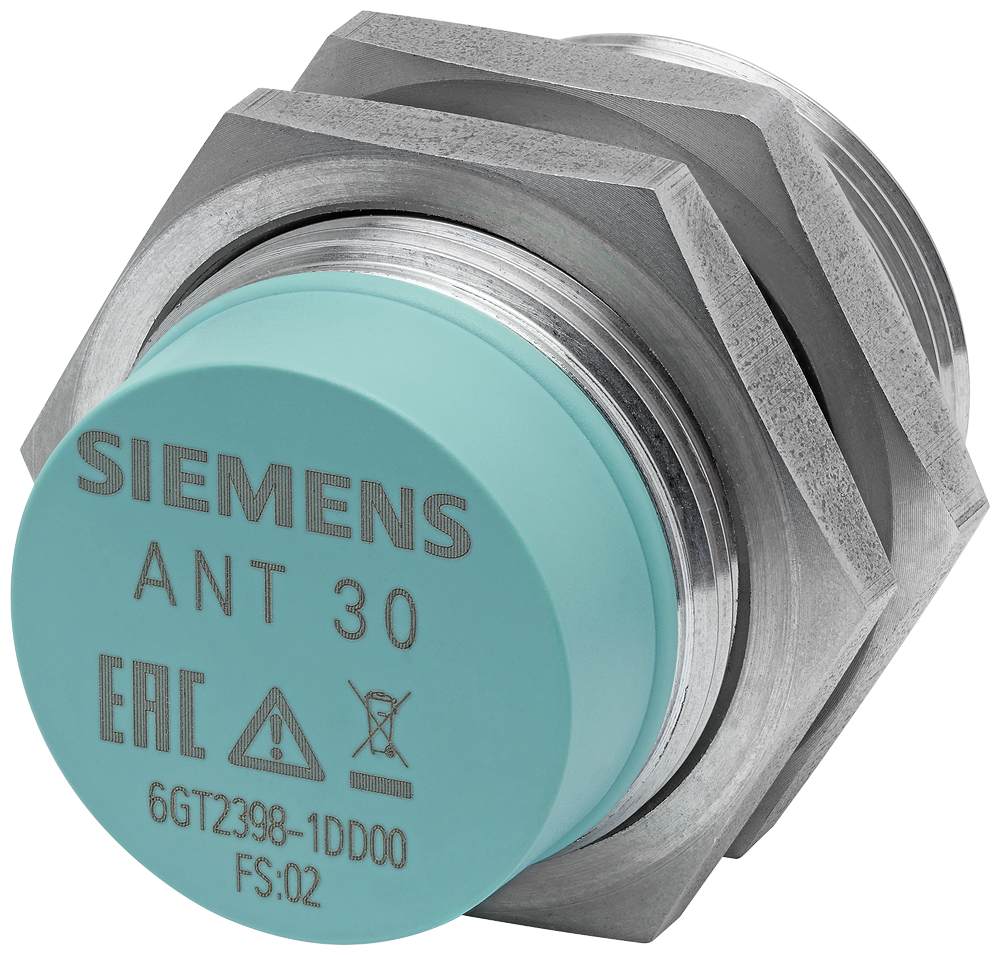 6GT2398-1DD10 Antena ANT 30 acero inoxidable, RF300/RF200, M30x1,5-40 mm, IP65, 3 m de cable
