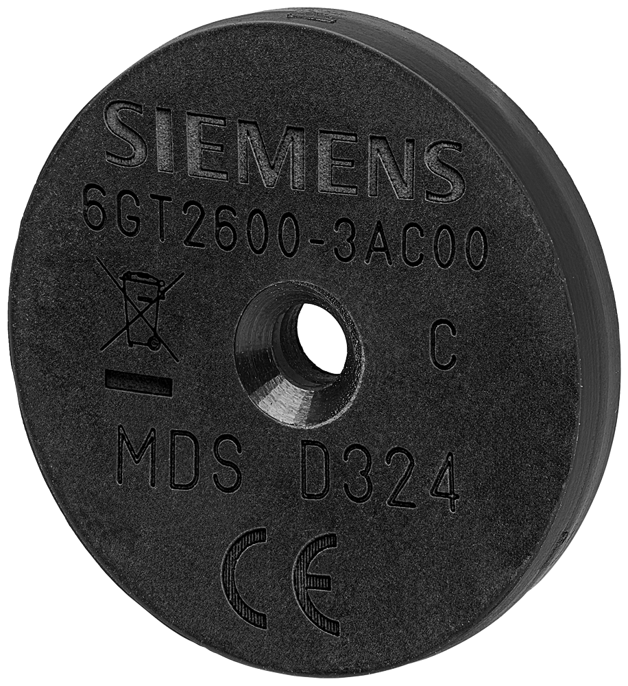 6GT2600-3AC00 Transpondedor MDS D324, botón, RF200/RF300 ISO/MOBY D, ISO 15693, 992 bytes