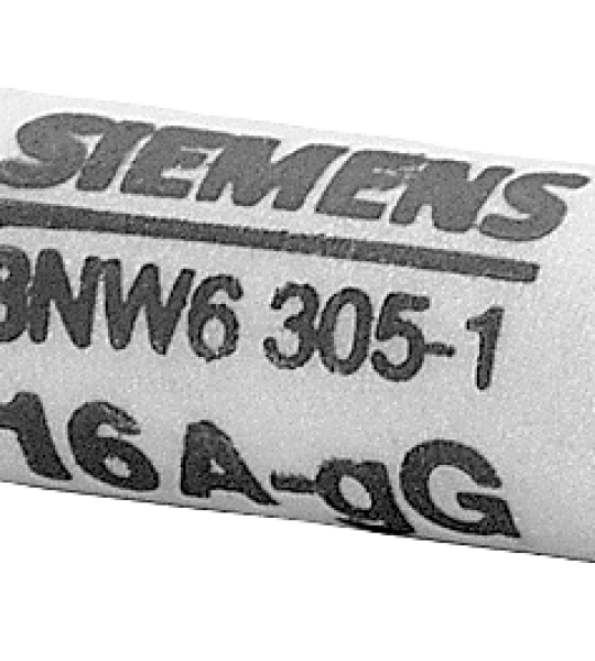 3NW6305-1 SENTRON, cartucho fusible cilíndrico, 8x32 mm, 16 A, gG, Un AC: 400 V
