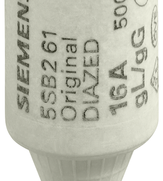 5SB221 Fusible Diazed DII E27 4A gG 500VAC / 440V DC