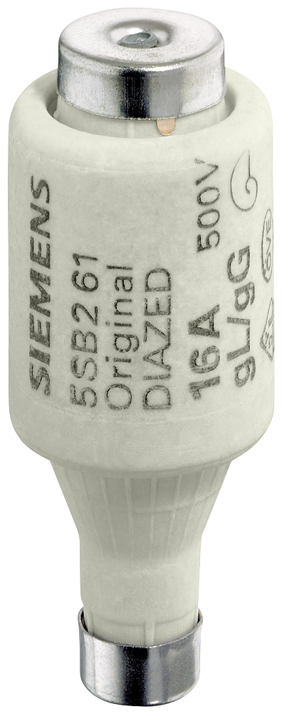 5SB221 Fusible Diazed DII E27 4A gG 500VAC / 440V DC