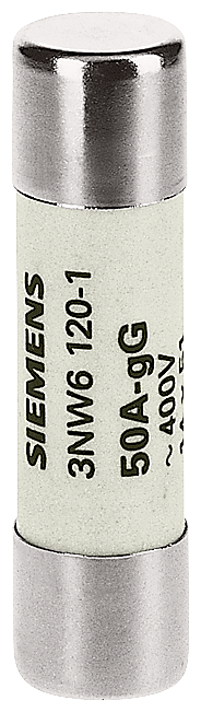 3NW6101-1 SENTRON, cartucho fusible cilíndrico, 14 × 51 mm, 6 A, gG, Un AC: 690 V