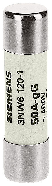 3NW6117-1 SENTRON, cartucho fusible cilíndrico, 14 x 51 mm, 40 A, gG, Un AC: 500 V