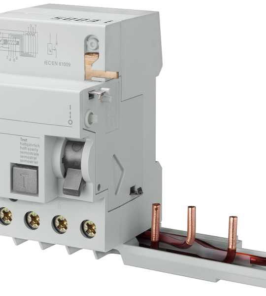5SM2345-0 bloque dif., 4 polos, tipo AC, In: 63 A, 30 mA, Un AC: 400 V, para 5SY