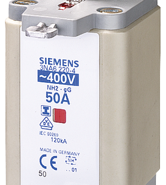 3NA6244-4 Cartucho de fusibles NH, NH2, In: 250 A, gG, Un AC: 400 V, indicador combinado