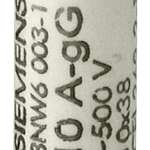 3NW6008-1 SENTRON, cartucho fusible cilíndrico, 10x38 mm, 8 A, gG, Un AC: 500 V