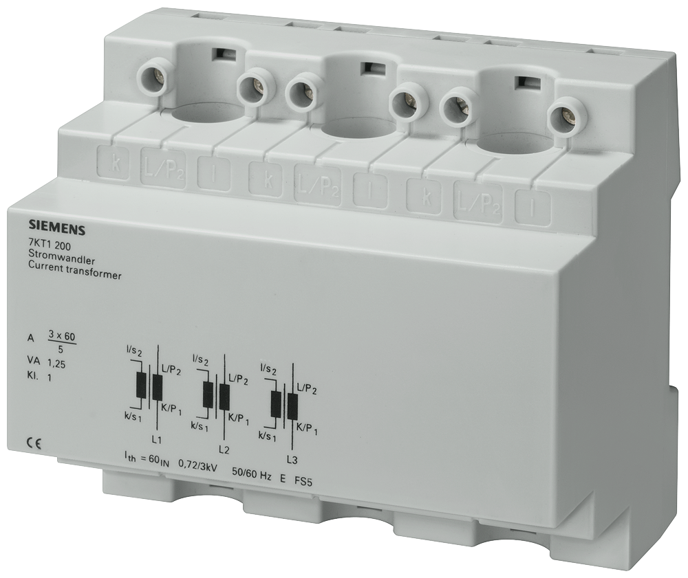 7KT1202 Transformador de intensidad AC 3x150/5A