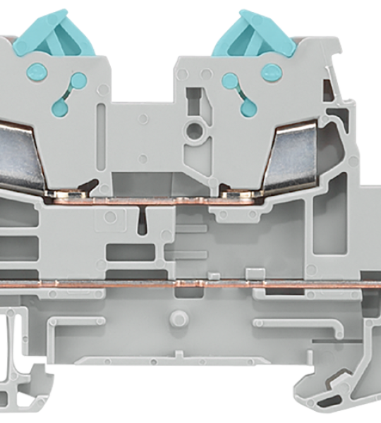8WH3020-0AE00 Borne de dos pisos con conexión rápida, sección: 0,25-1,5 mm², anchura: 5,2