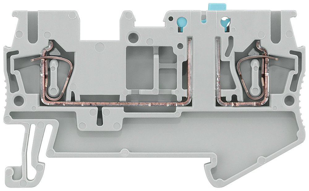 8WH2000-6CF00 Borna seccionable conexión resorte 2,5mm GRIS