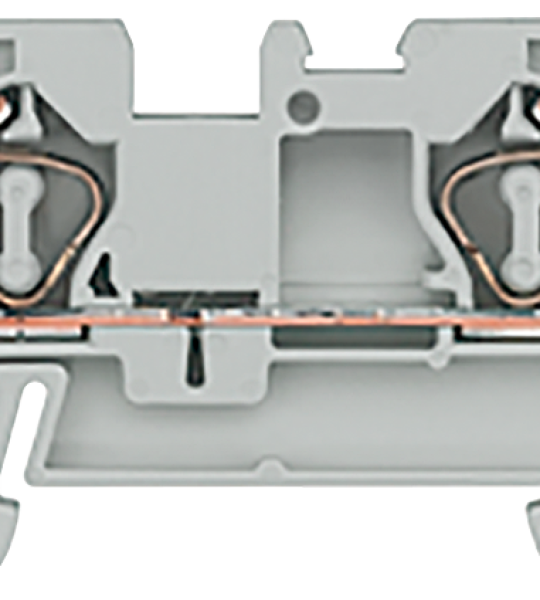 8WH2004-0AG00 Borne de paso con bornes de resorte, 4 puntos de conexión