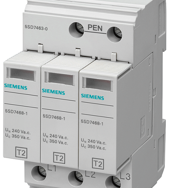 5SD7463-0 Pararrayos tipo 2, clase de exigencia C, UC 350 V, módulos de protecci