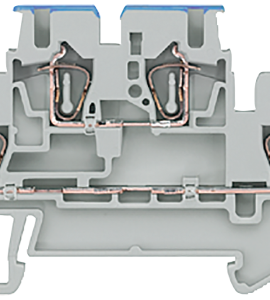 8WH2020-4CF00 Borne de dos pisos con bornes de resorte, superior N, inferior L