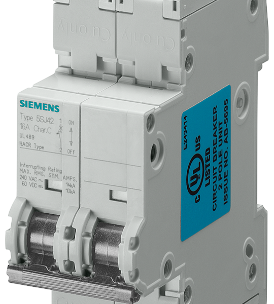 5SJ4225-7HG41 Automático magnetotérmico 240 V 14 kA, de 2 polos, C, 25 A, p = 70&amp;nbs