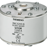 3NC3241-6B Cartucho fusible SITOR, con rosca interna en ambos lados, NH2, In: 1000 A, aR