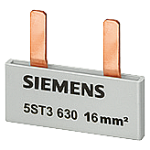 5ST3630 Peine de espigas, 16 mm², conexión: 2 × 1 fase, con protección contra conta